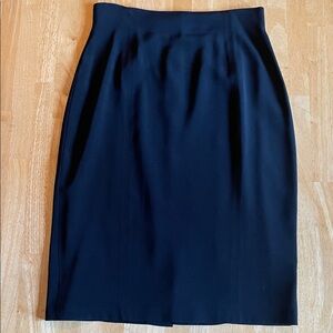 Jac Dale Classic Black Pencil Skirt EU Size 40 (fits size 8) Length 26 inches